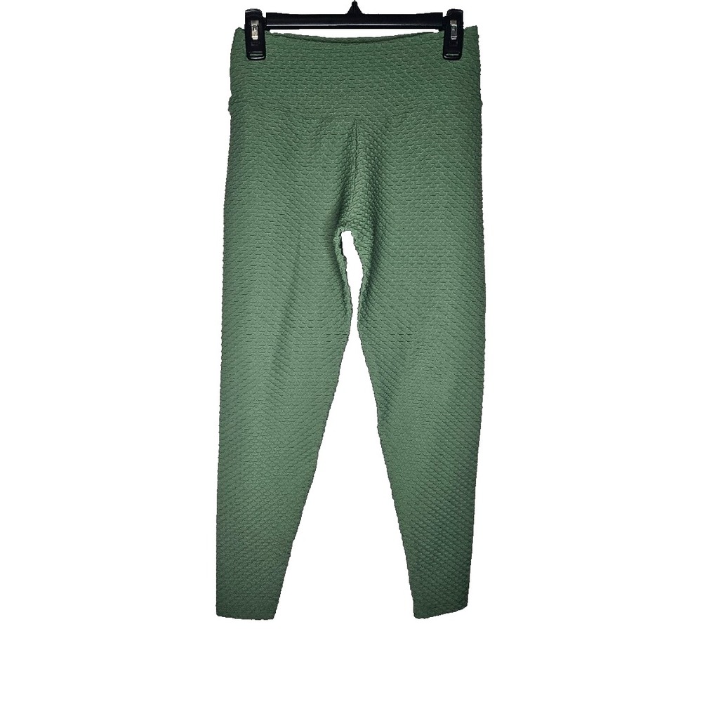 Booty by Brabants Womens Plus Green Leggings Croco Skin Brazilian Athleisure